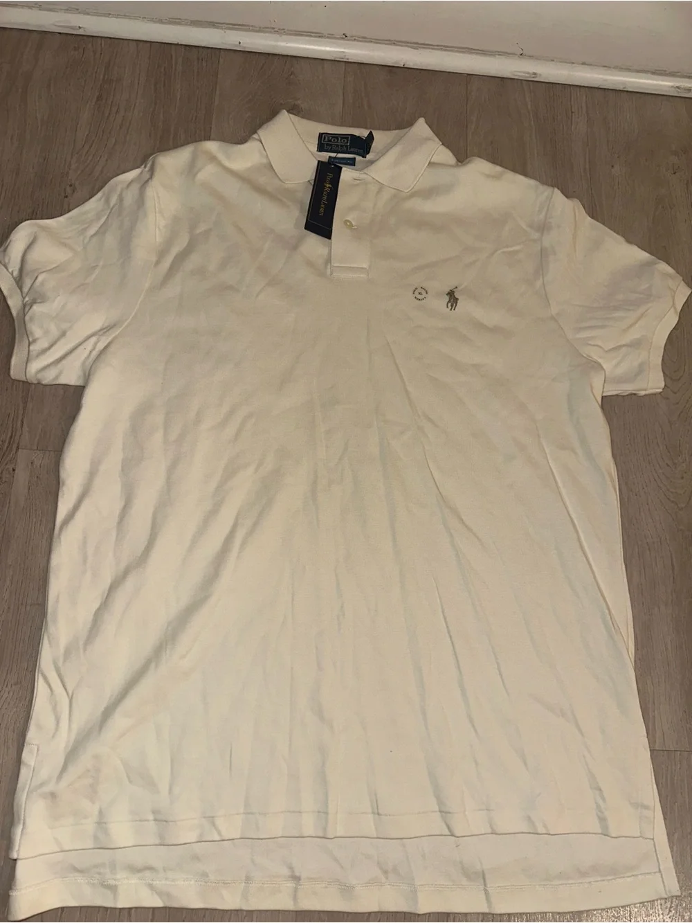 Ralph Lauren Men’s Cream Polo Shirt